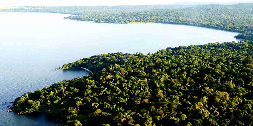 View of Rubondo Island National Park, Tanzania