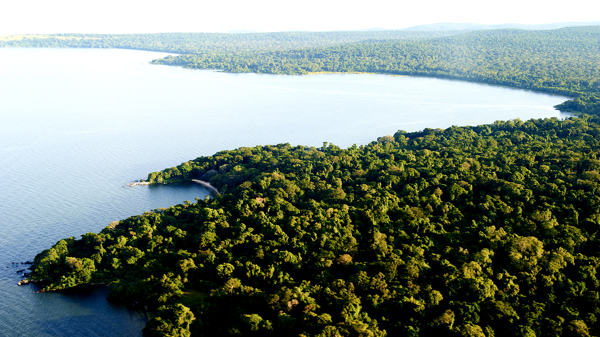 View of Rubondo Island National Park, Tanzania