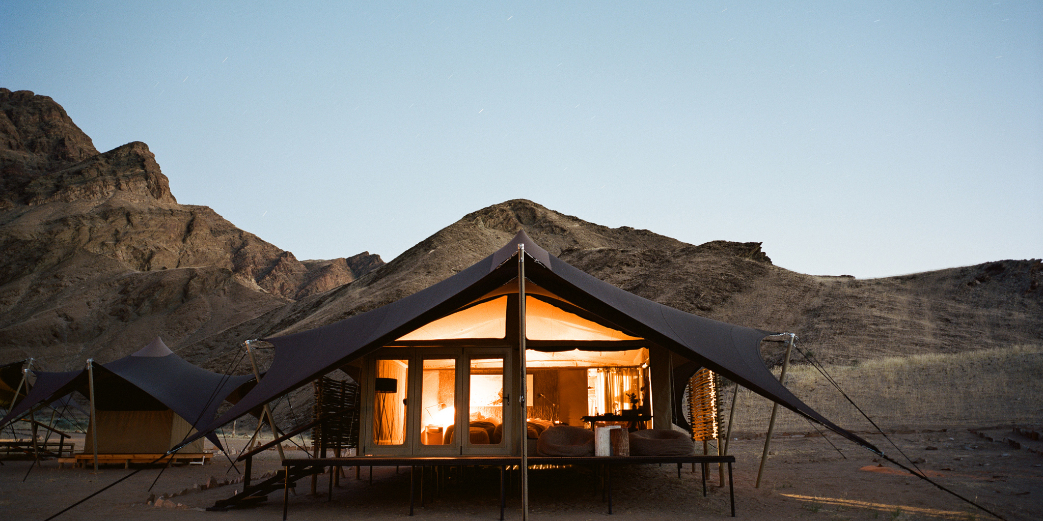 Hoanib Valley Bedroom tent exterior