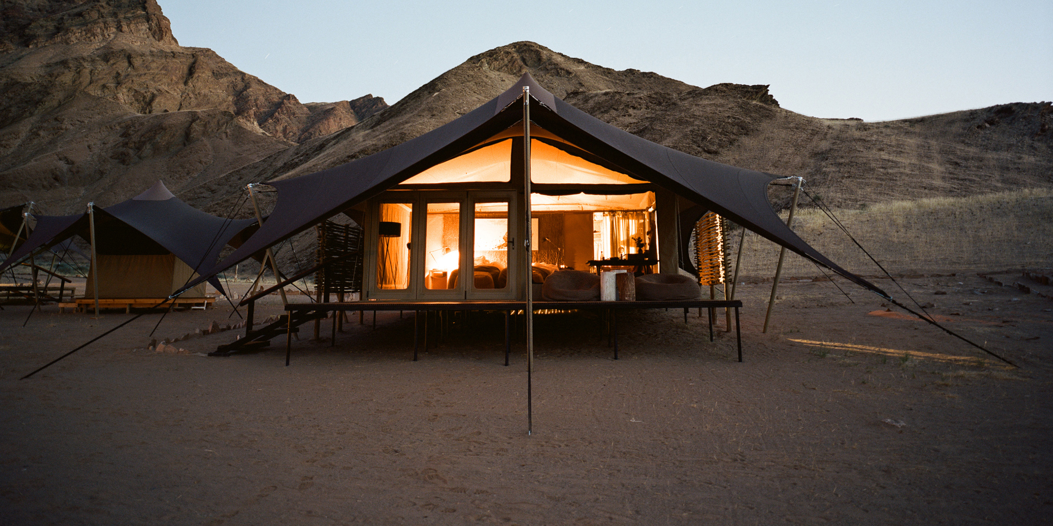 Hoanib Valley Bedroom tent exterior