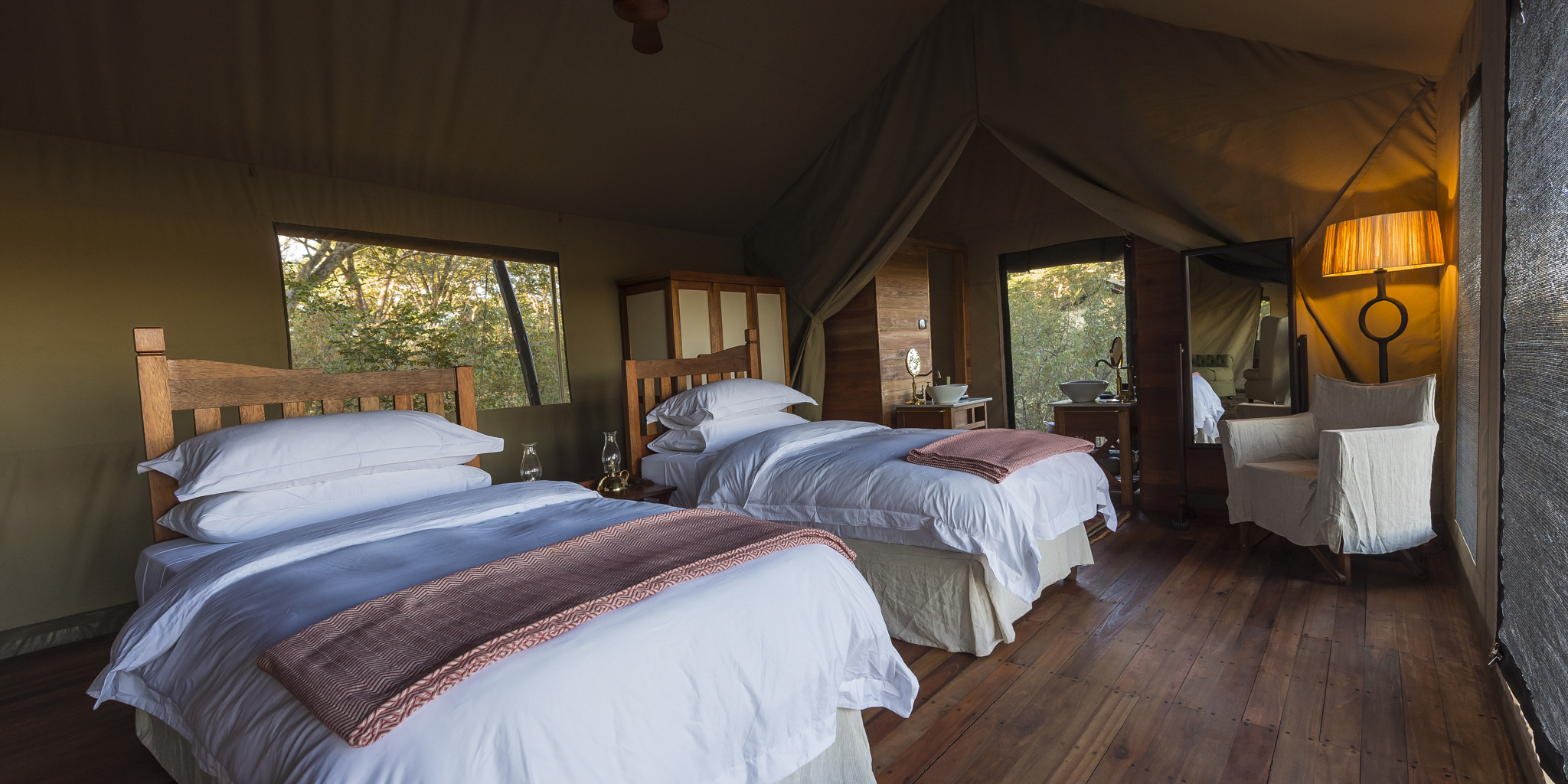 Verneys camp twin room