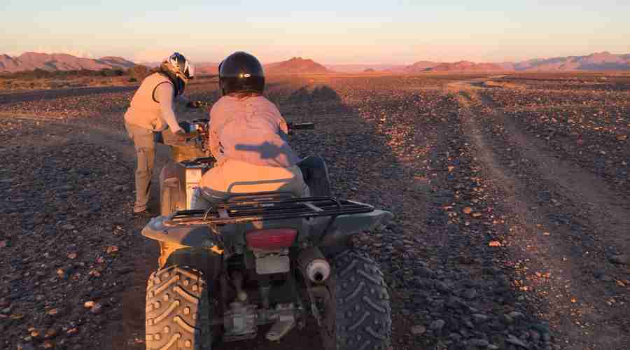 Quad biking Namib Desert