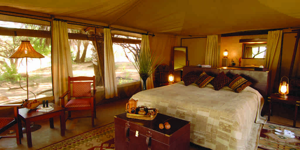Larsens Camp bedroom Kenya