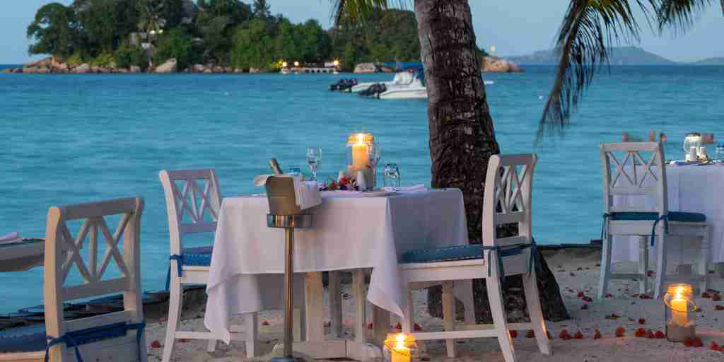 Seychelles romantic dining
