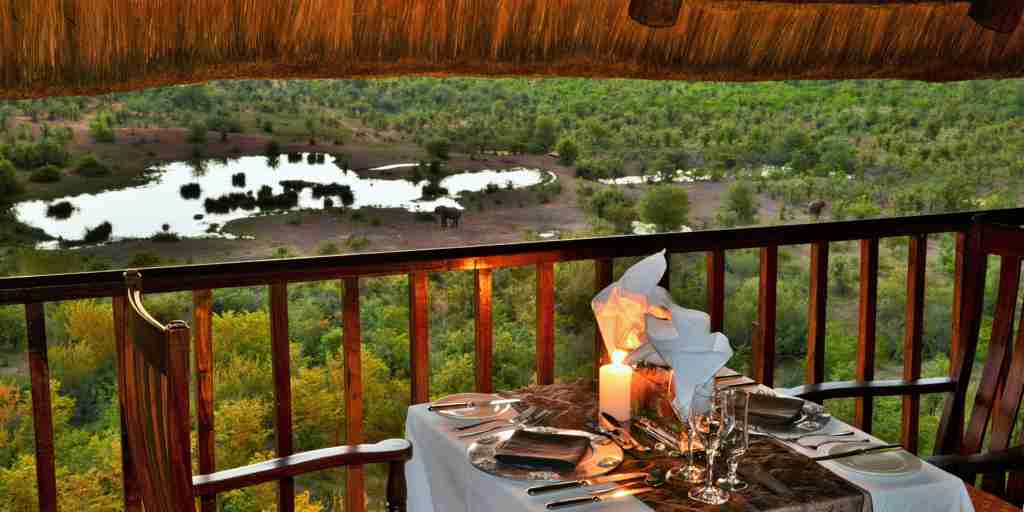 Victoria Falls Safari Suites balcony