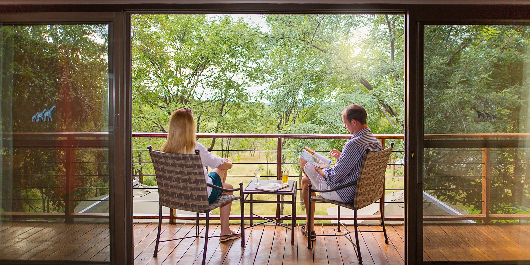Victoria Falls Safari Suites Deck