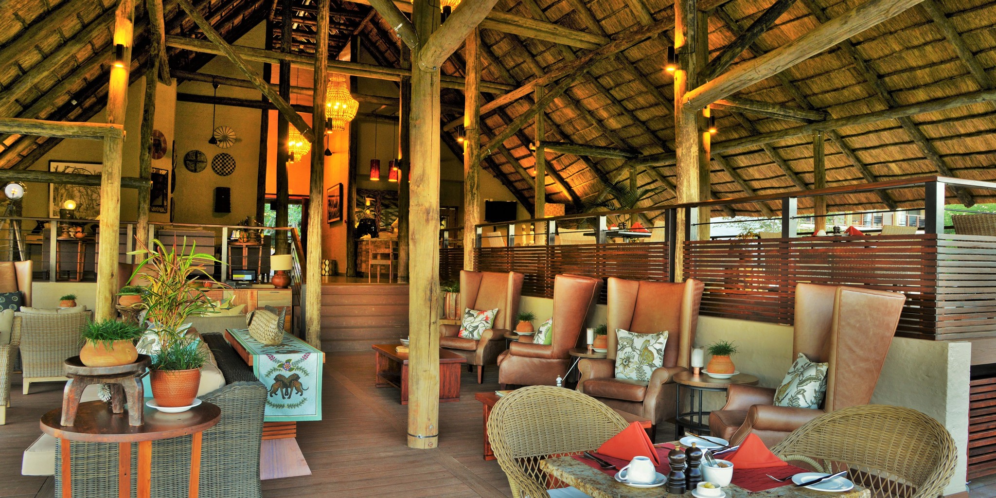 Victoria Falls Safari Club Guest Area
