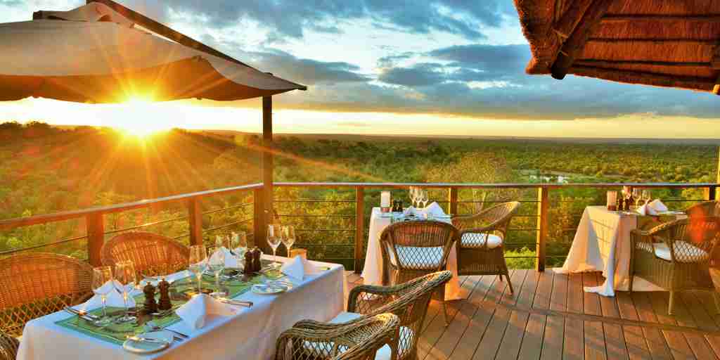 Victoria Falls Safari Club Outdoor Dining