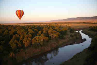 hot air balloon governors camp kenya