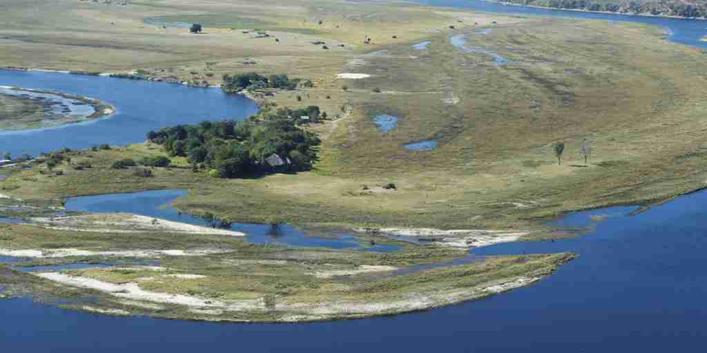 Chobe Savanna Ariel View Botswana
