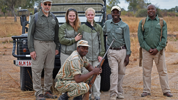 Family, Nsolo Bush Camp, South Luangwa NP, Zambia