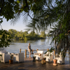 Sanctuary Sussi Zambexi river bar relaxation area
