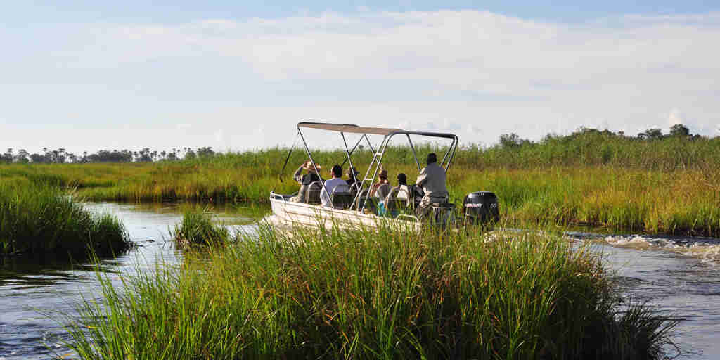 Delta Boat safari Botswana