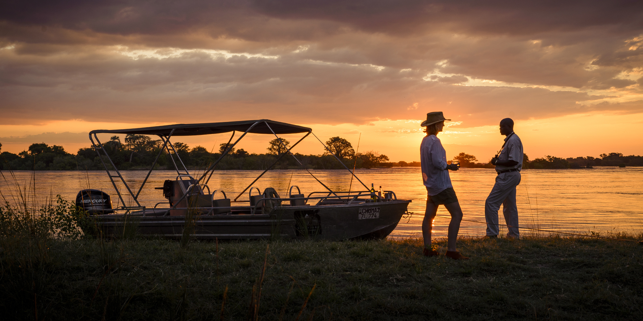 Sunset cruise Zambia