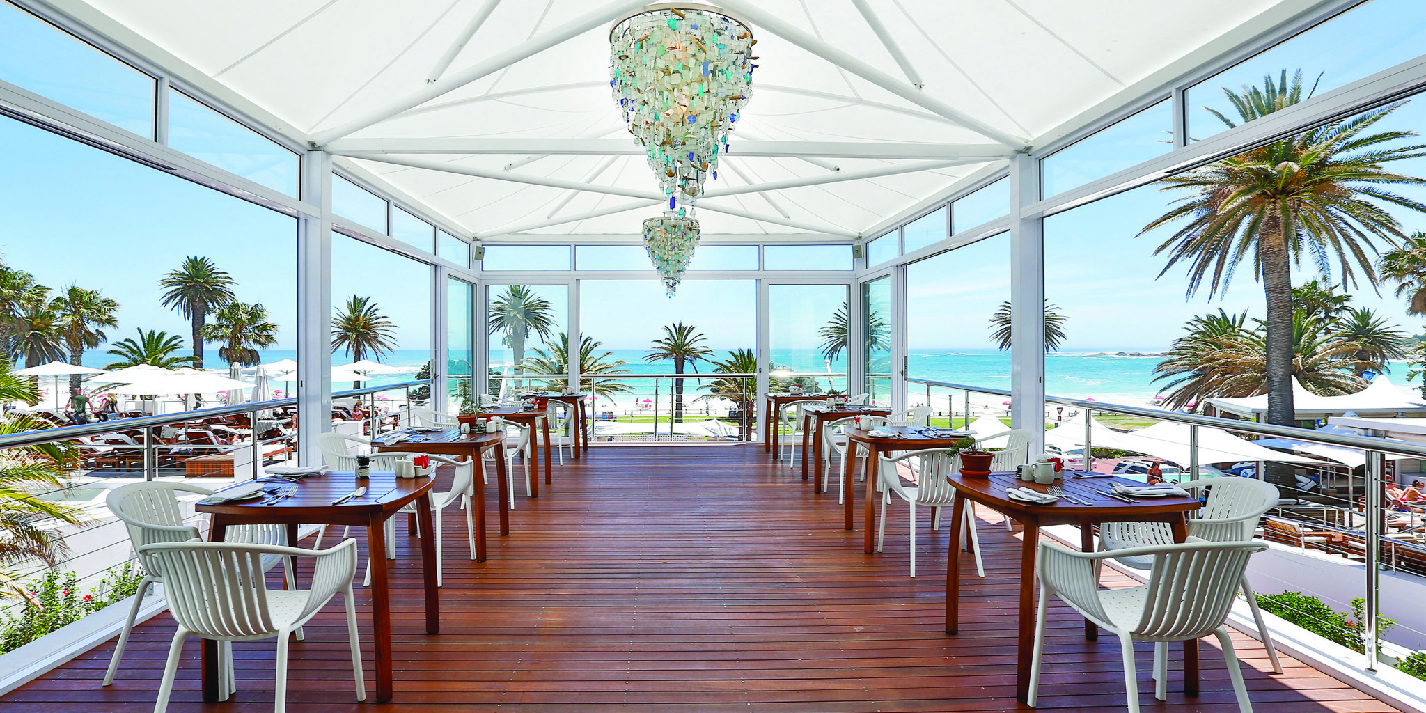 dining area sea view bay hotel south africa