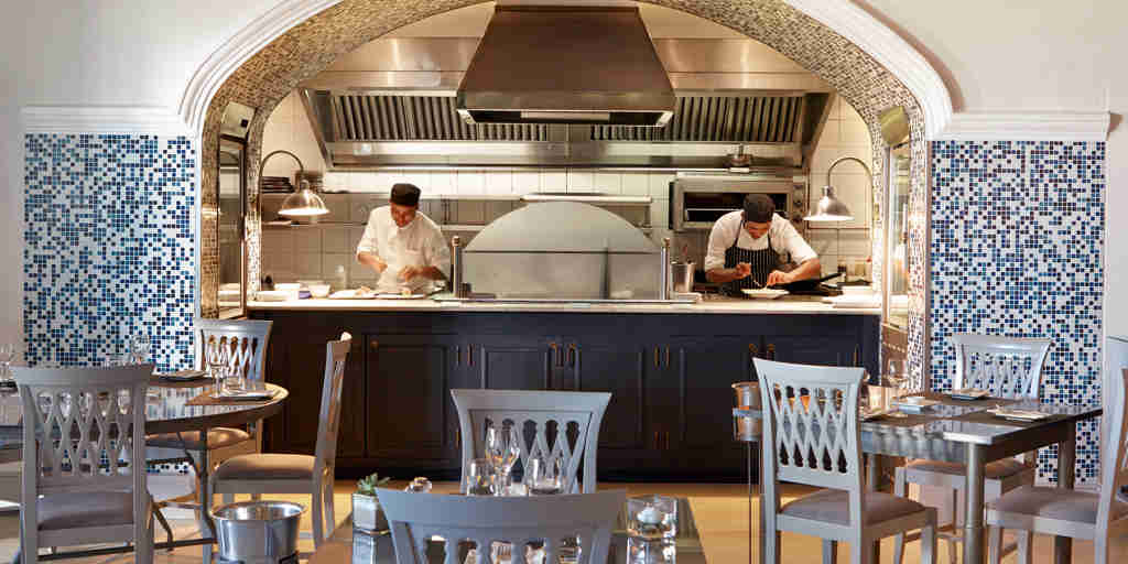 the marine hotel chefs kitchen