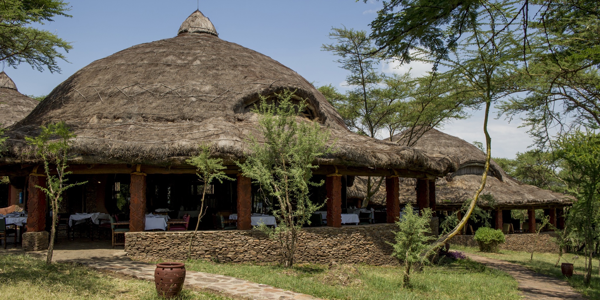 Serena Serengeti dining hut