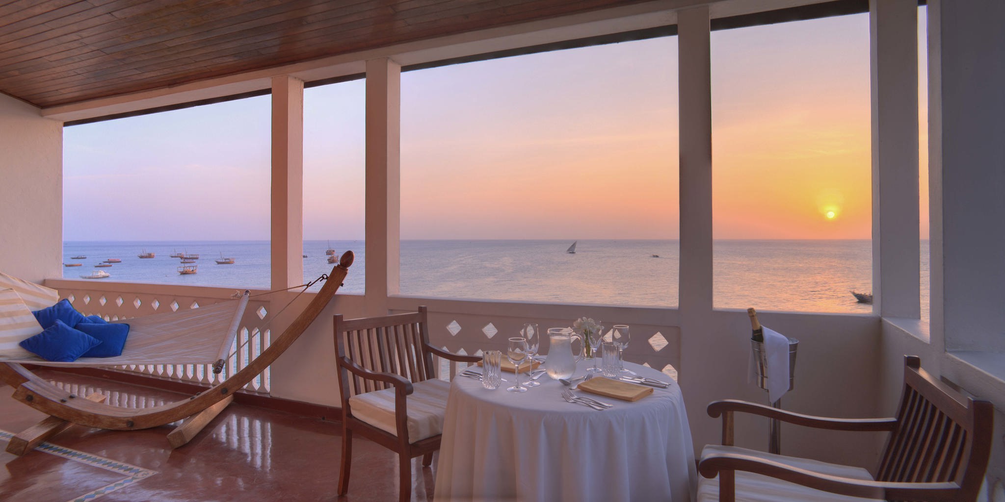 zanzibar serena Balcony