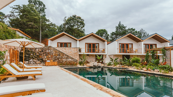 Pool loungers the Retreat Kigali Rwanda