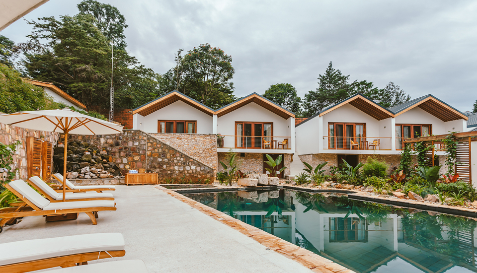 Pool loungers the Retreat Kigali Rwanda