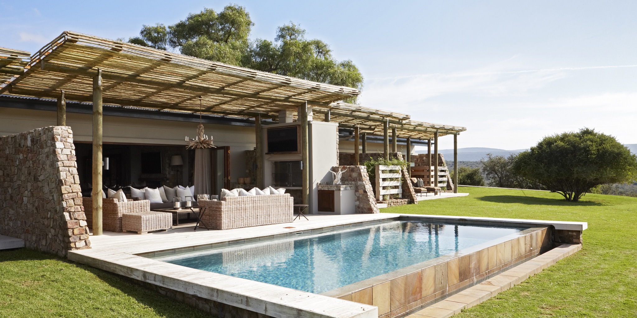 kwandwe fort house pool