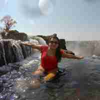Antonina, Angels Pool, Victoria Falls
