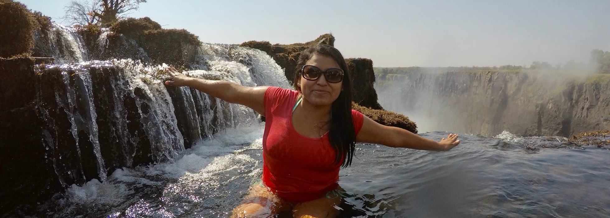Antonina, Angels Pool, Victoria Falls