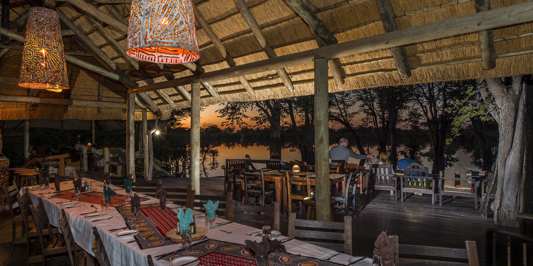 Hyena Pan Camp Dining