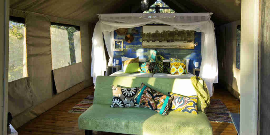Hyena Pan Camp Double Bedroom
