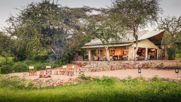 Mwiba Tented Camp main area