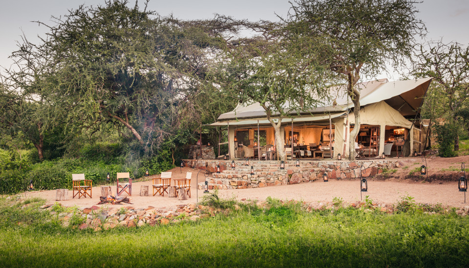 Mwiba Tented Camp main area