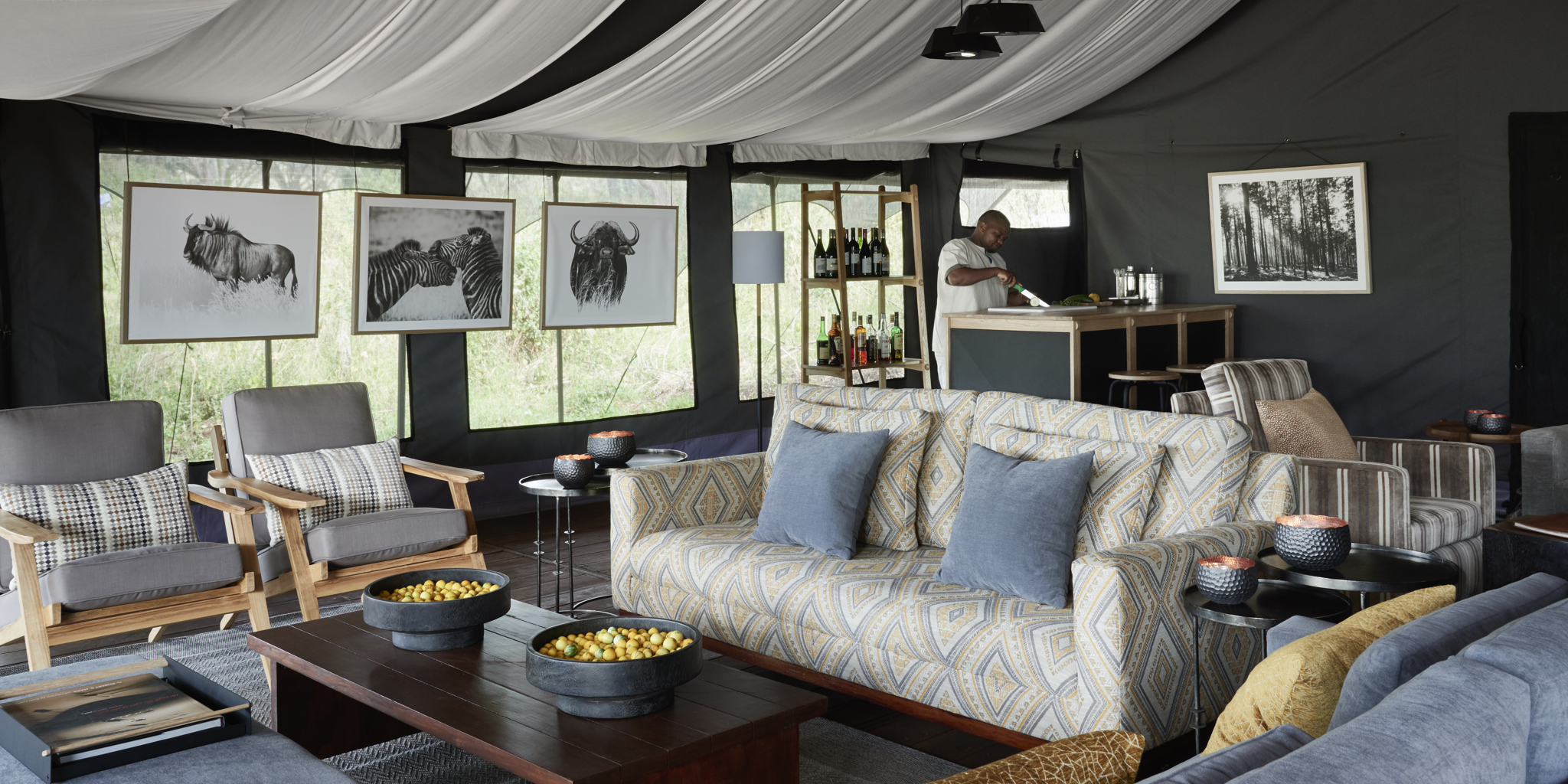Main Area Sanctuary Ngorongoro Crater Camp