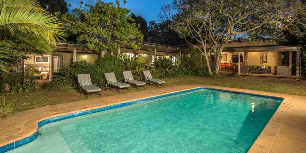 swimming pool garden kariega the homestead south africa yellow zebra safaris