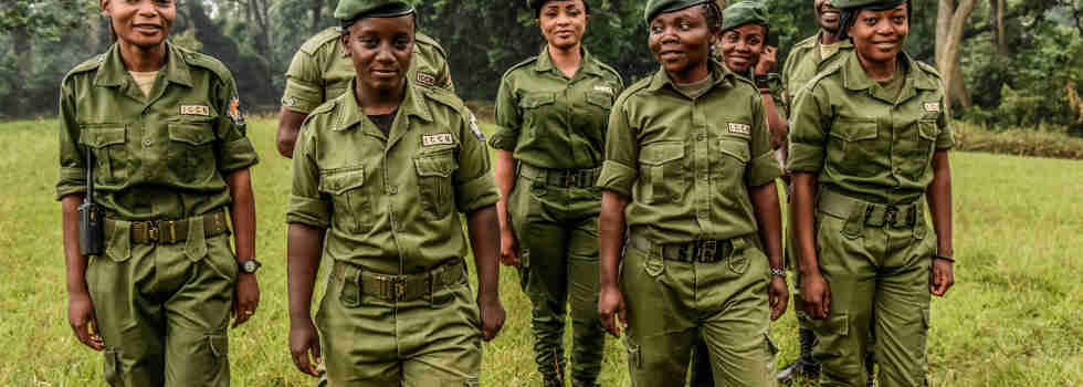 Virunga Female Rangers Solange Virunga National Park