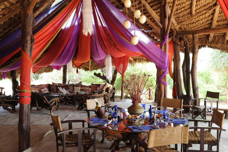 Elephant Watch Camp Guest Area