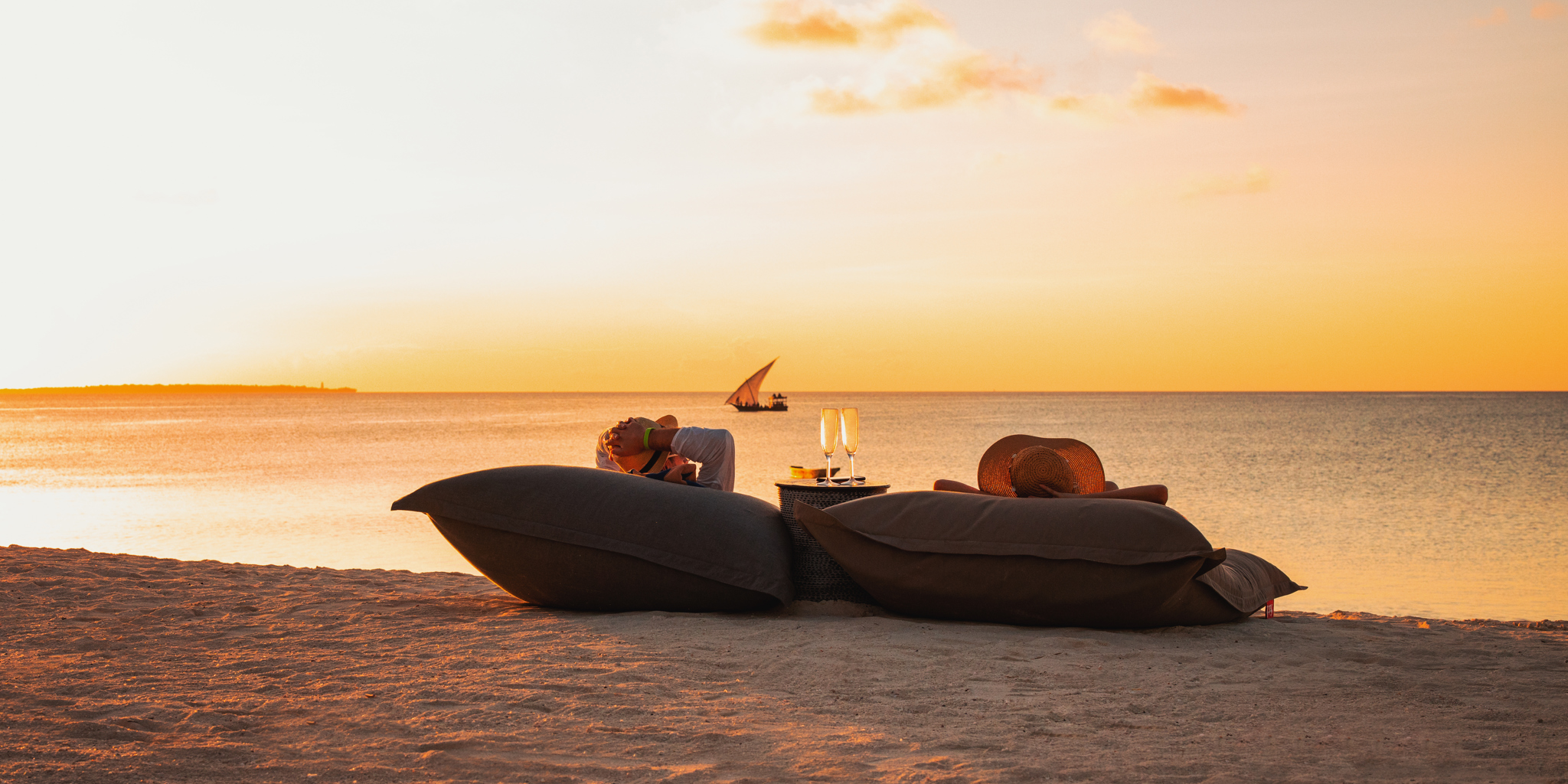 sundowners zuri zanzibar tanzania yellow zebra safaris