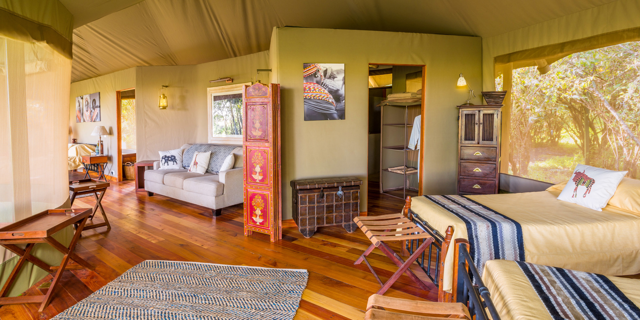 salas camp twin room kenya