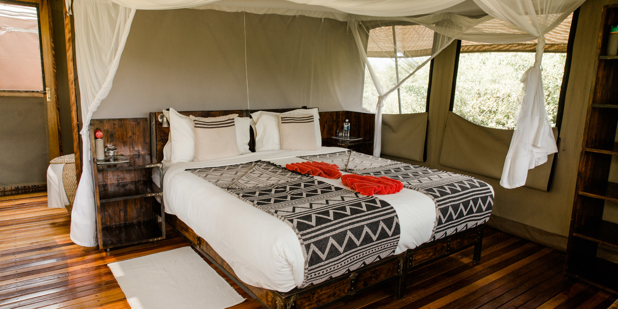 Sango Safari Camp Luxury Camps In Botswana Yellow Zebra Safaris Sango Bedroom Botswana Jpg
