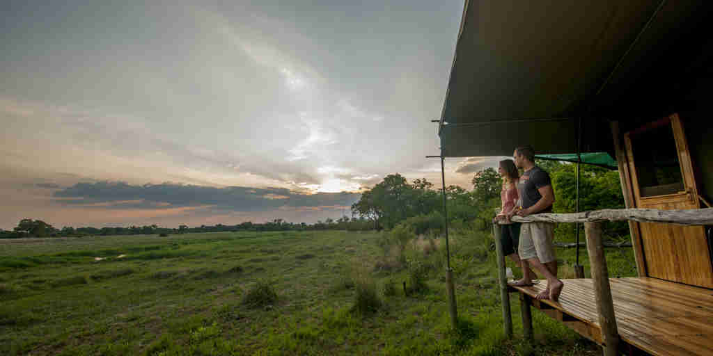 Sango safari outdoor deck Botswana
