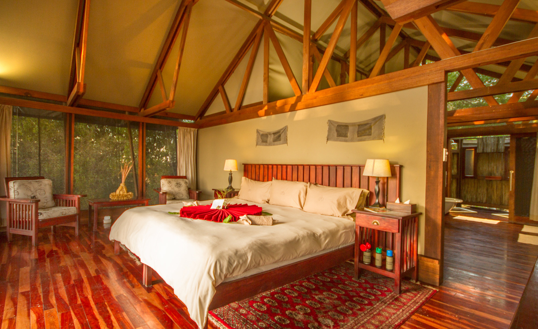 kwando lebala tent inside