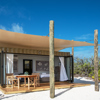 BlueSafari cosmo beach cabanna outside seychelles