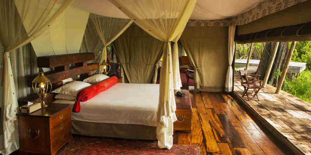 zarafa camp bedroom