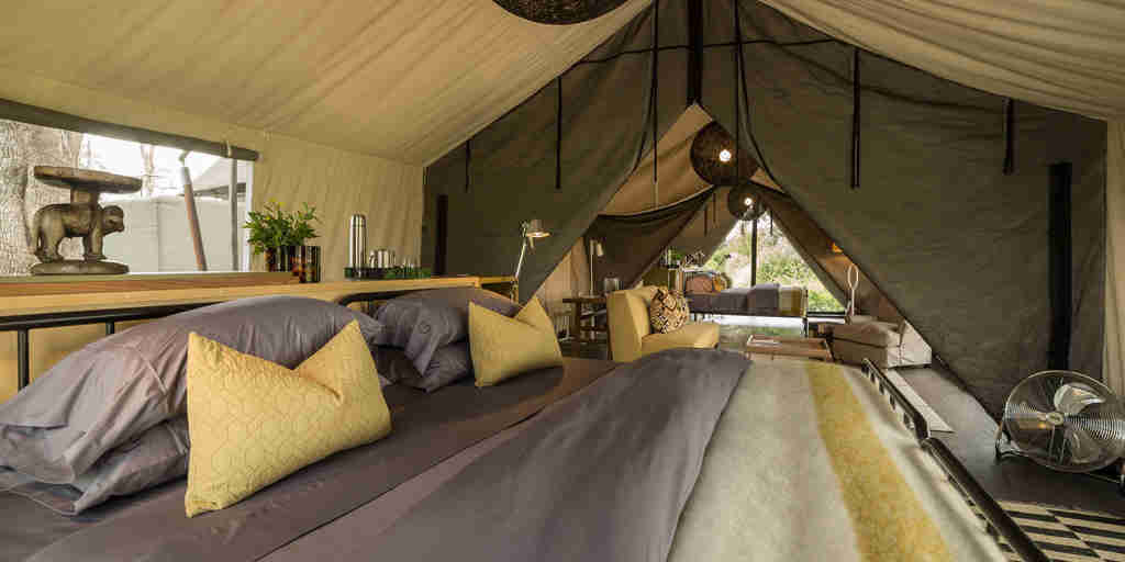 machaba safaris gomoti camp bedroom