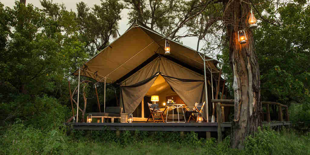 machaba safaris gomoti camp outside room