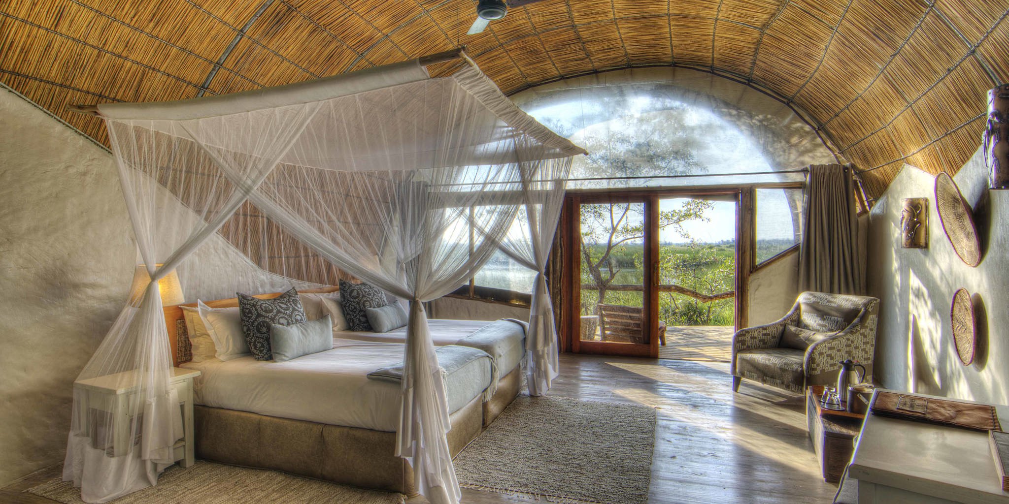 Okuti Botswana double bedroom