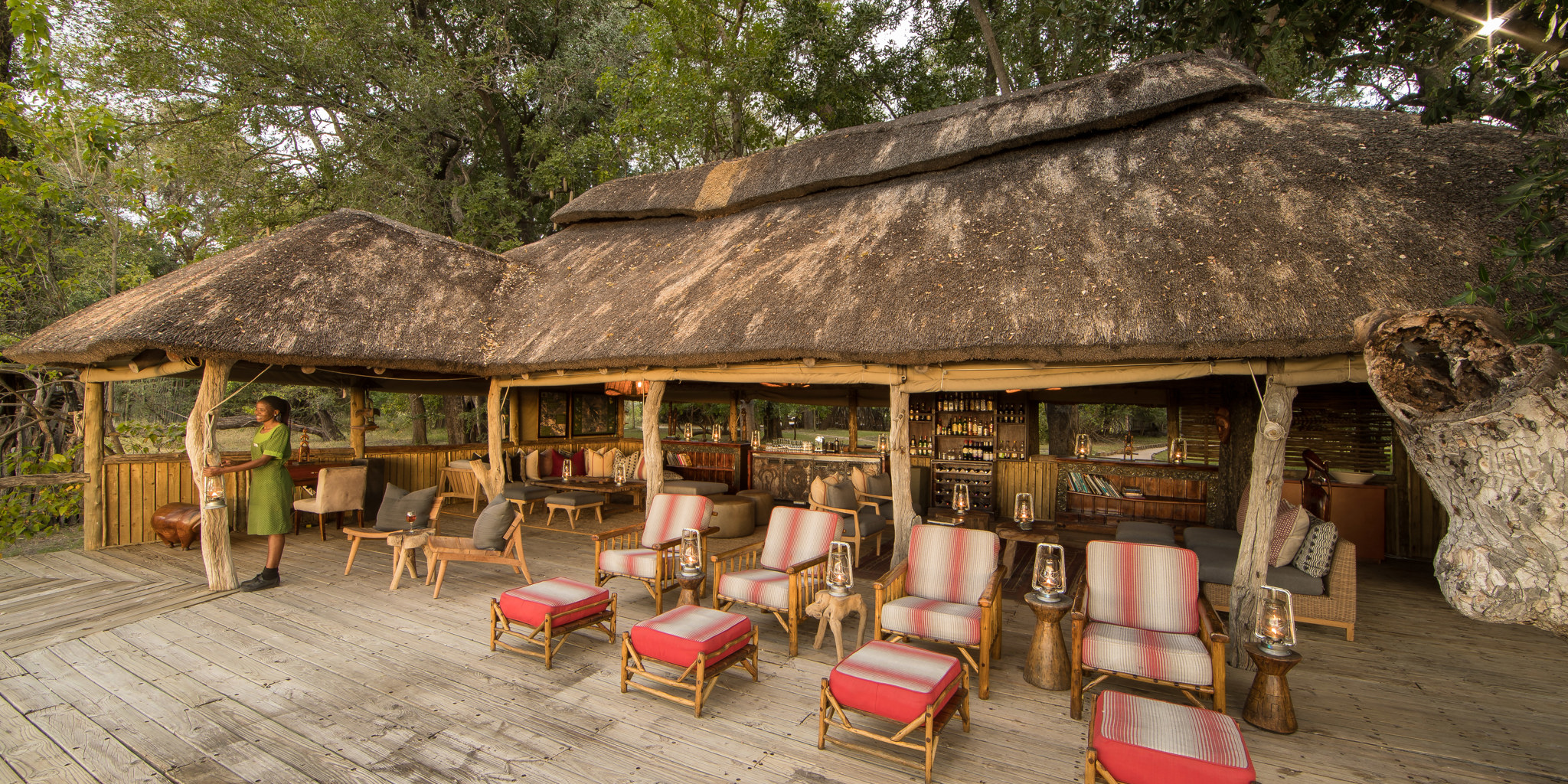Camp Xakanaxa common area