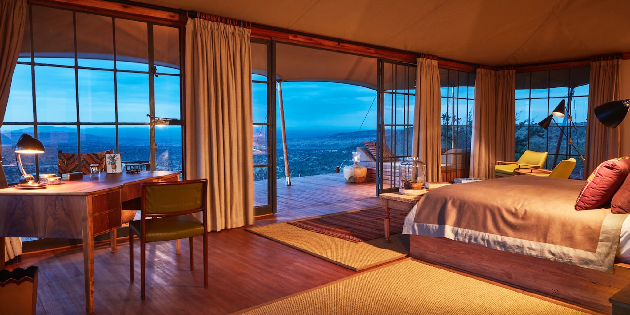 Elewana  Lodo Springs   accommodation   spacious luxury tents kenya