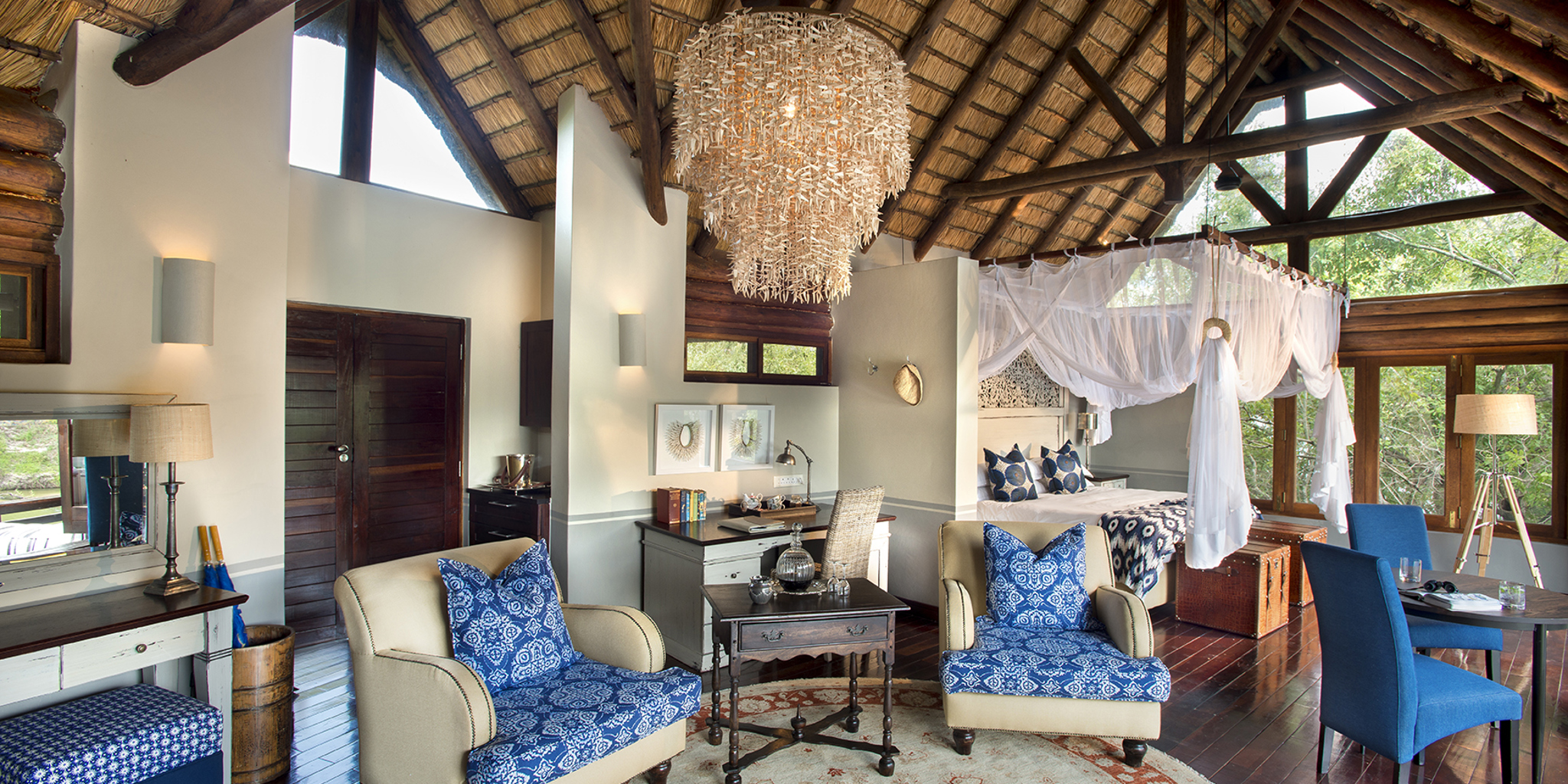 Royal Chundu Island Lodge suite interioir