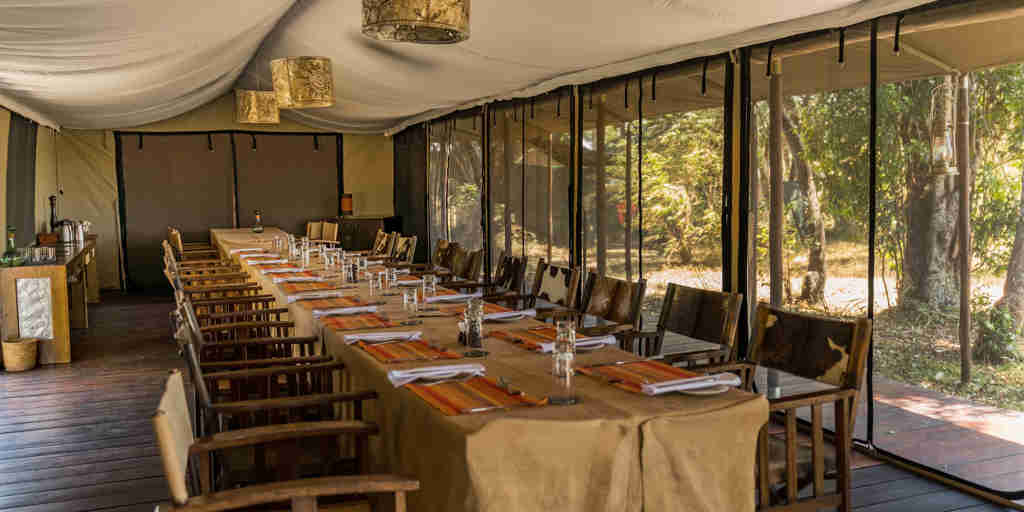 Lemala Mara dining room