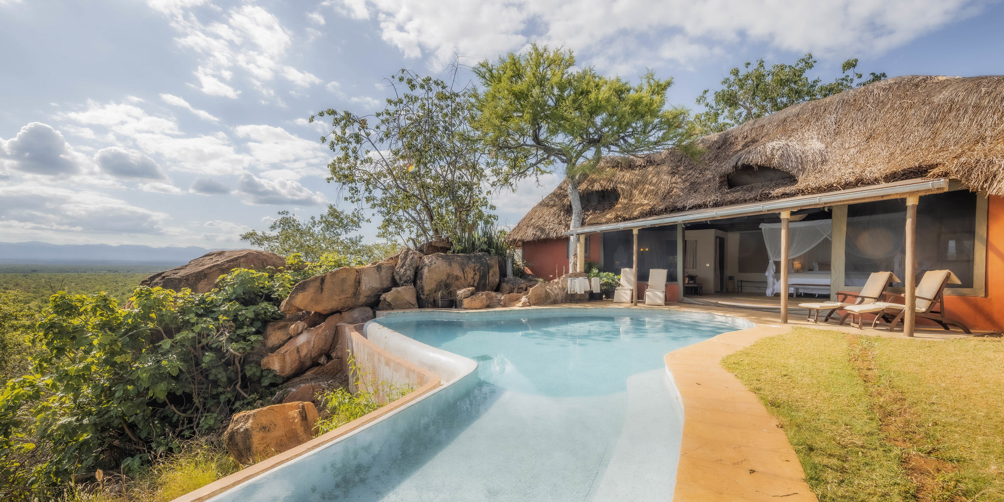 Pool, Elsas Kopje Meru, Meru National Park, Kenya